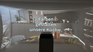 Beamer360 Farben gestalten unsere Küche.